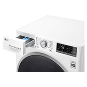 LG Lavatrice Smart Slim TurboWash™ 7 kg  Oblò Ring Cromato, F2J7HN1W