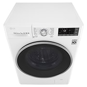 LG Lavatrice Smart Slim TurboWash™ 7 kg  Oblò Ring Cromato, F2J7HN1W