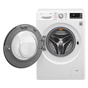 LG Lavatrice Smart Slim TurboWash™ 7 kg  Lavaggio a vapore Oblò Ring Sliver, F2J7HY1W