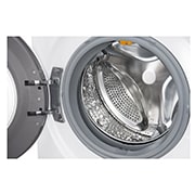 LG Lavatrice Smart Slim TurboWash™ 7 kg  Lavaggio a vapore Oblò Ring Sliver, F2J7HY1W