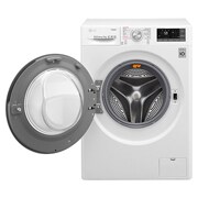 LG Lavatrice Smart Slim TurboWash™ 7 kg Lavaggio a vapore Oblò Ring White, F2J8HY2W