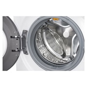 LG Lavatrice Smart Slim TurboWash™ 7 kg Lavaggio a vapore Oblò Ring White, F2J8HY2W