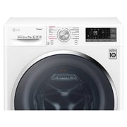 LG Lavatrice Smart Slim TurboWash™ 7 kg Lavaggio a vapore Oblò Ring White, F2J8HY2W