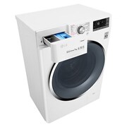 LG Lavatrice Smart Slim TurboWash™ 7 kg Lavaggio a vapore Oblò Ring White, F2J8HY2W