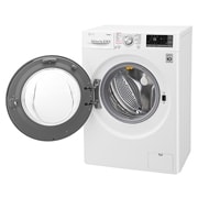 LG Lavatrice Smart Slim TurboWash™ 7 kg Lavaggio a vapore Oblò Ring White, F2J8HY2W