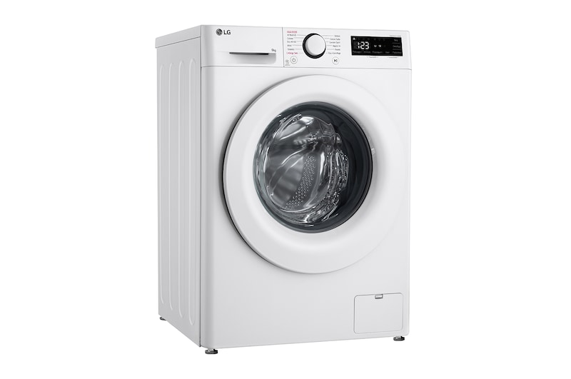 LG Lavatrice slim 9kg AI DD™ | Serie R3 Classe A-10% | 1200 giri, Lavaggio a vapore, Lavaggio con AI, Motore Direct Drive | White, F2R3S09NSWW