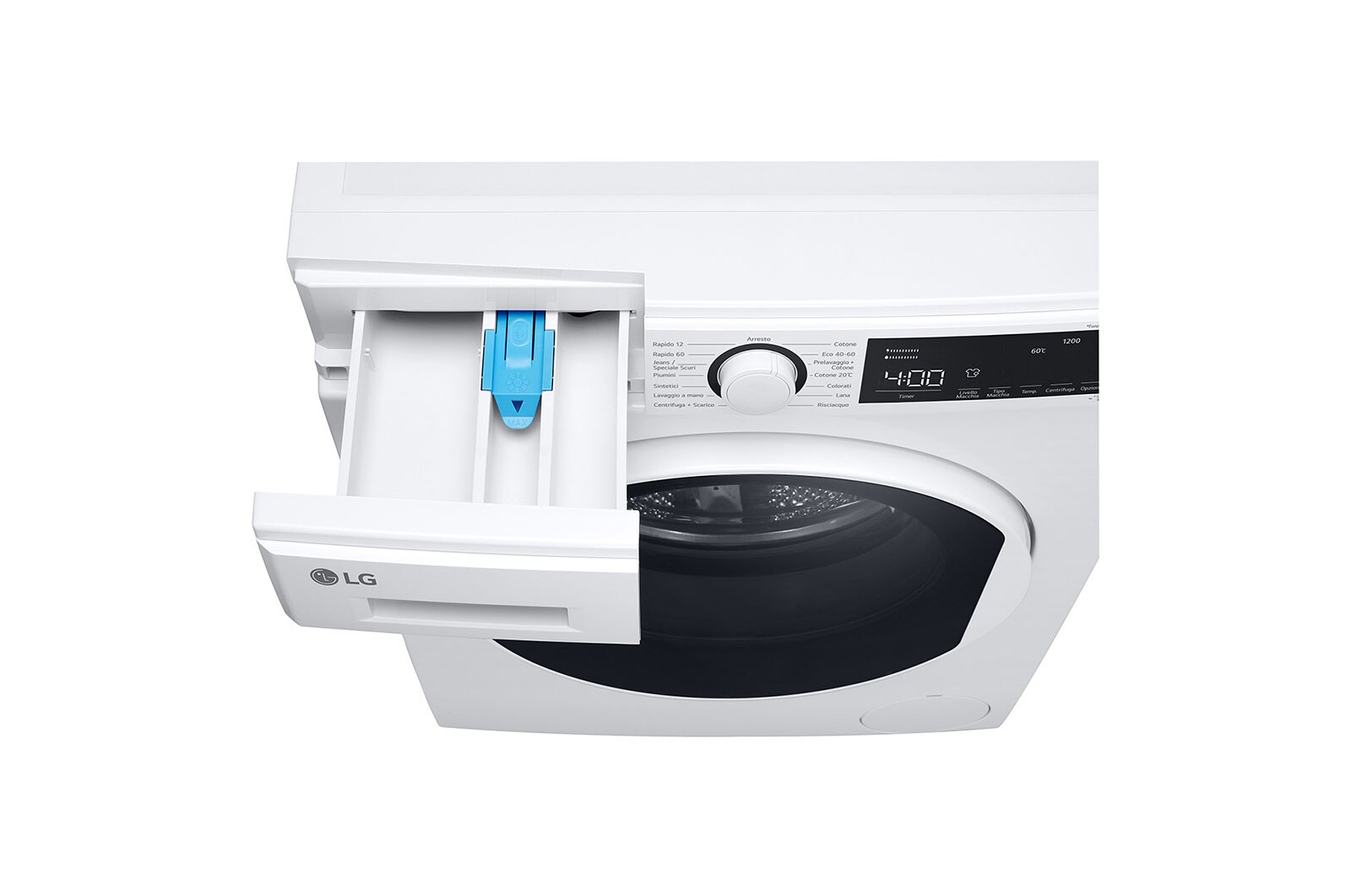 LG Lavatrice 8kg | Serie M3 Classe B | 1200 giri, Lavaggio a vapore, Allergy Care | White, F2WM208N0E
