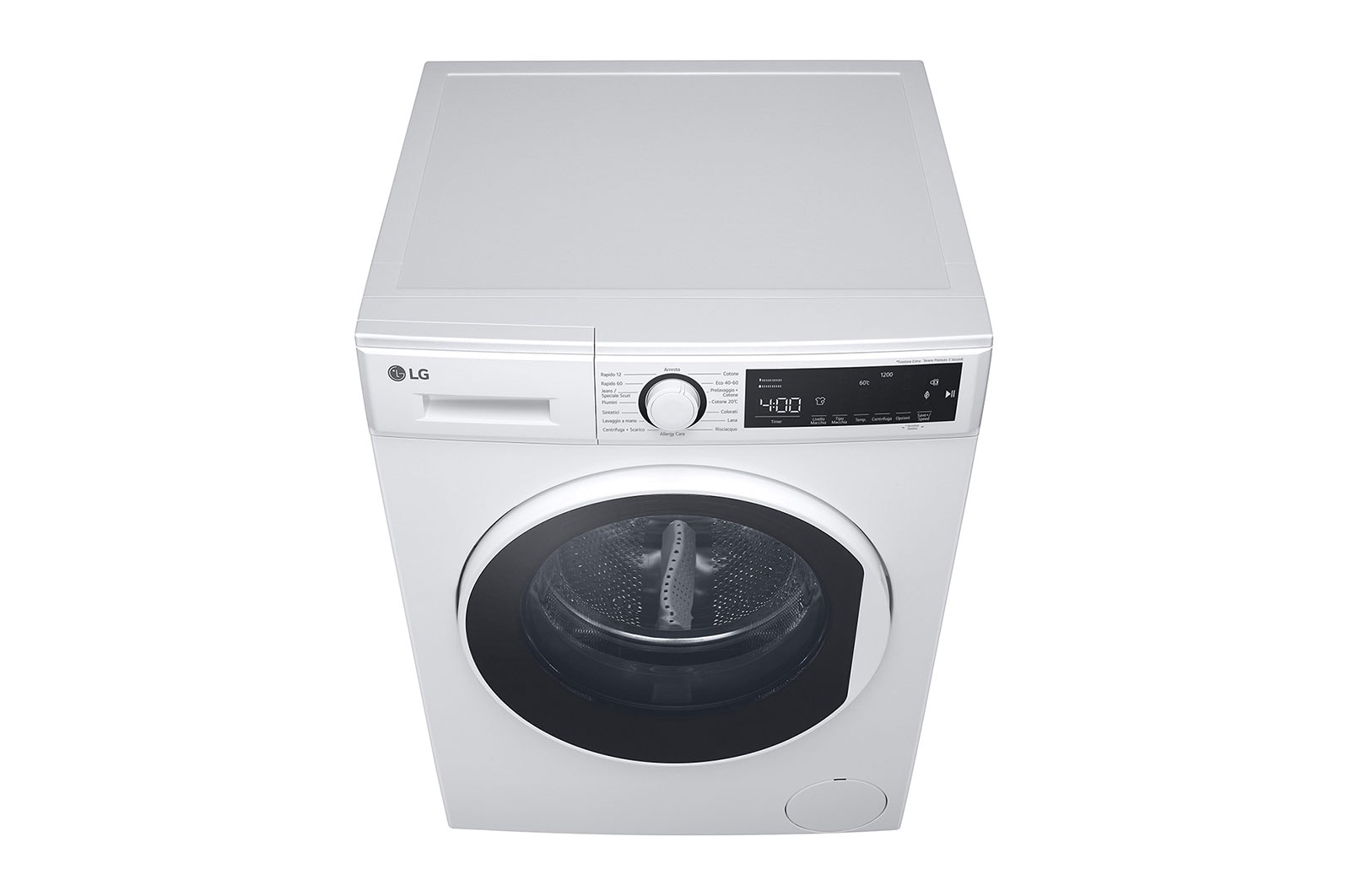 LG Lavatrice 8kg | Serie M3 Classe B | 1200 giri, Lavaggio a vapore, Allergy Care | White, F2WM308S0E