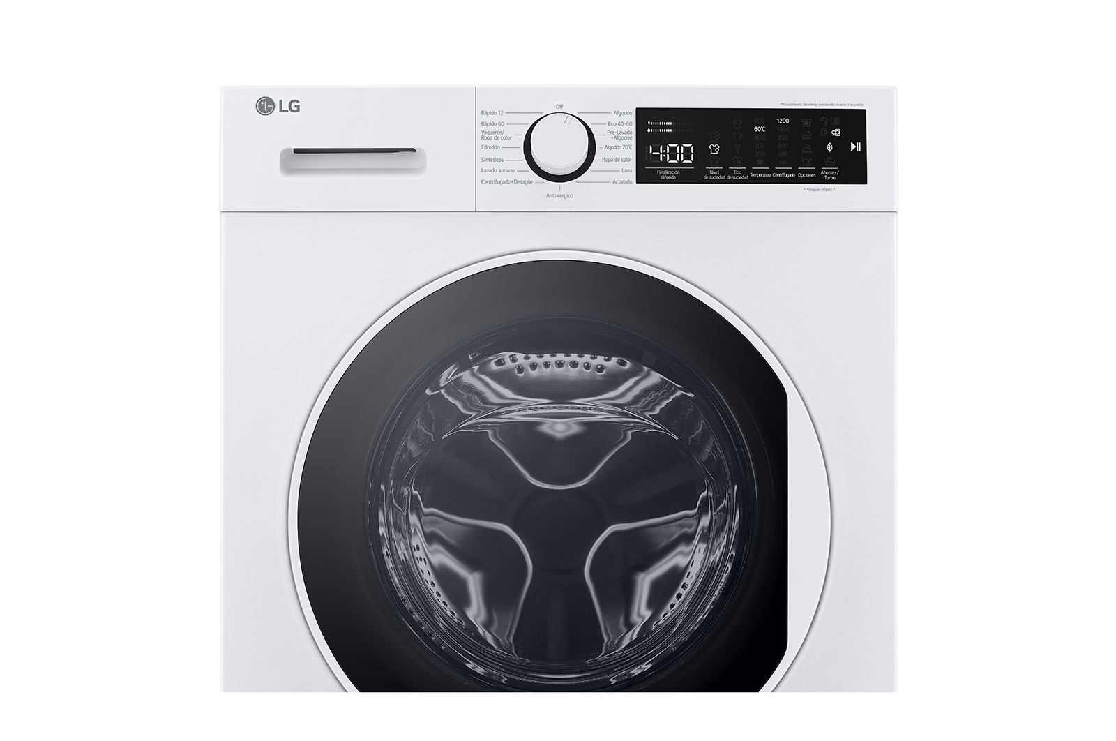 LG Lavatrice 8kg | Serie M3 Classe B | 1200 giri, Lavaggio a vapore, Allergy Care | White, F2WM308S0E