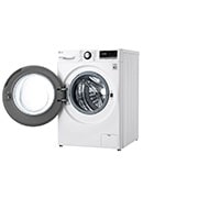 LG Lavatrice slim 7kg AI DD™ | Serie V2 Classe E | 1200 giri, Lavaggio a vapore, Inverter Direct Drive | White, F2WV2S7S6E