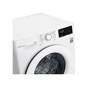 LG Lavatrice slim 7kg AI DD™ | Serie V3 Classe D | 1200 giri, Inverter Direct Drive, Smart Diagnosis | White, F2WV3S7N3E