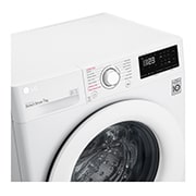 LG Lavatrice slim 7kg AI DD™ | Serie V3 Classe D | 1200 giri, Lavaggio a vapore, Inverter Direct Drive | White, F2WV3S7S3E