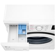 LG Lavatrice slim 7kg AI DD™ | Serie V3 Classe D | 1200 giri, Lavaggio a vapore, Inverter Direct Drive | White, F2WV3S7S3E