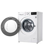 LG Lavatrice slim 7kg AI DD™ | Serie V3 Classe D | 1200 giri, Lavaggio a vapore, Inverter Direct Drive | White, F2WV3S7SHE