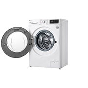 LG Lavatrice slim 7kg AI DD™ | Serie V3 Classe D | 1200 giri, Lavaggio a vapore, Inverter Direct Drive | White, F2WV3S7SHE