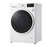 LG Lavatrice slim 7kg AI DD™ | Serie V3 Classe D | 1200 giri, Lavaggio a vapore, Inverter Direct Drive | White, F2WV3S7SHE