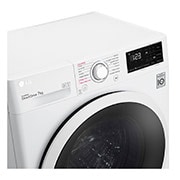 LG Lavatrice slim 7kg AI DD™ | Serie V3 Classe D | 1200 giri, Lavaggio a vapore, Inverter Direct Drive | White, F2WV3S7SHE