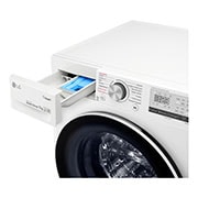 LG Lavatrice slim 7kg AI DD™ | Serie V4 Classe E | 1200 giri, Lavaggio a vapore, Inverter Direct Drive, Wi-Fi | White, F2WV4S7S0E