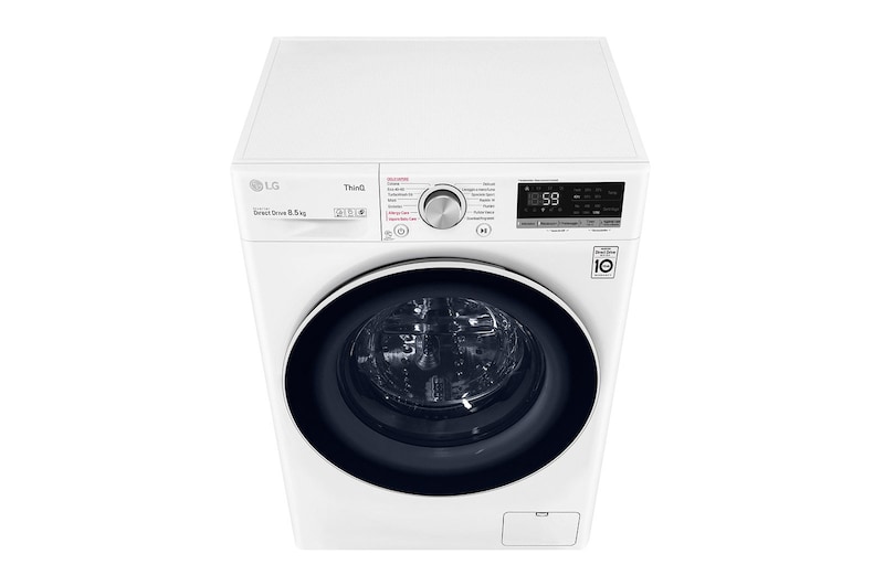LG Lavatrice slim 8,5kg AI DD™ | Serie V5 Classe C | 1200 giri, TurboWash, Lavaggio a vapore, Wi-Fi | White, F2WV5S8S0E