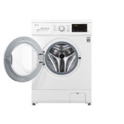 LG Lavatrice 8kg 6 Motion | Serie J3 Classe D | 1400 giri, Inverter Direct Drive, Smart Diagnosis | White, F4J3TN3WE