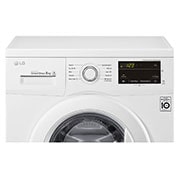 LG Lavatrice 8kg 6 Motion | Serie J3 Classe D | 1400 giri, Inverter Direct Drive, Smart Diagnosis | White, F4J3TN3WE