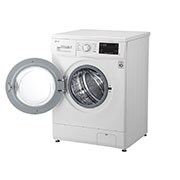 LG Lavatrice 8kg 6 Motion | Serie J3 Classe D | 1400 giri, Inverter Direct Drive, Smart Diagnosis | White, F4J3TN3WE