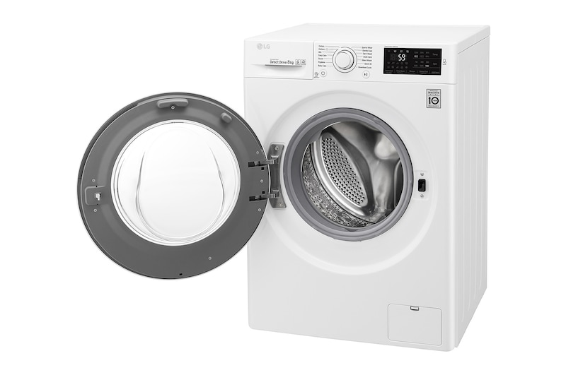 LG Lavatrice 8 kg Oblò Bianco, F4J5TN3W