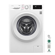 Vista frontale di LG Lavatrice 9kg Lavaggio a vapore F4J5VY3W