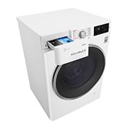 LG Lavatrice 10 kg  Lavaggio a vapore Oblò cromato, F4J6J10KG