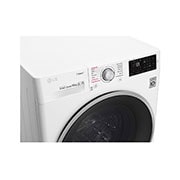 LG Lavatrice 10 kg  Lavaggio a vapore Oblò cromato, F4J6J10KG