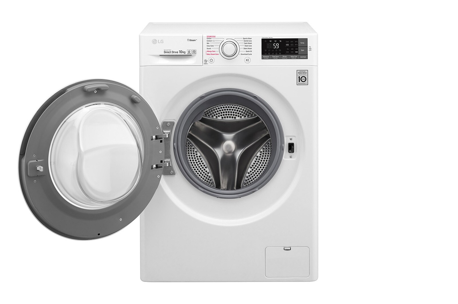 LG Lavatrice 10kg Lavaggio a vapore, F4J6JY0W