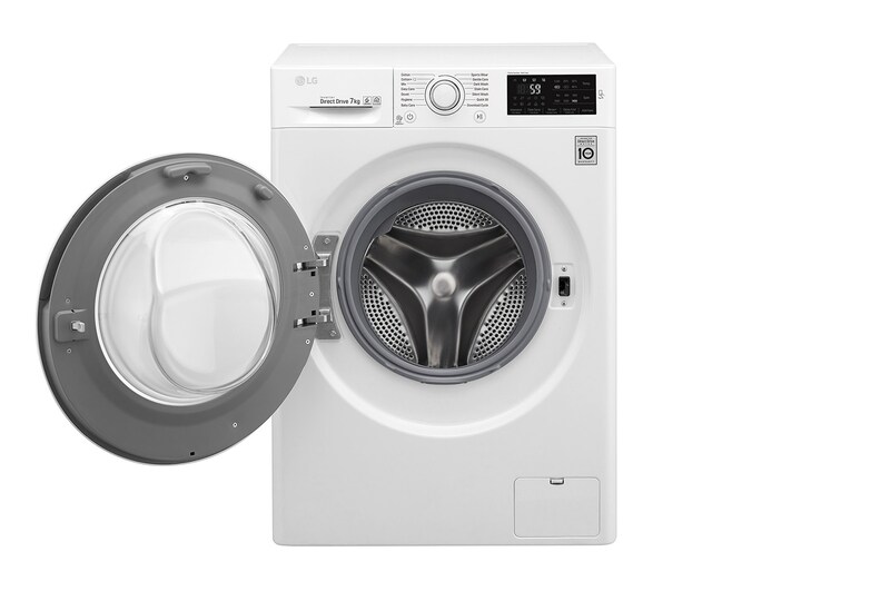 LG Lavatrice 7 kg Oblò Ring White , F4J6QN0W