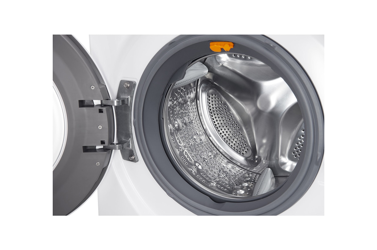 LG Lavatrice Smart TurboWash™ 8 kg Oblò Ring Silver Cromato, F4J7TN1W
