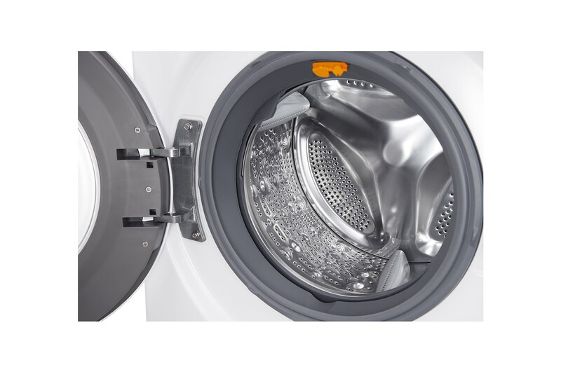 LG Lavatrice Smart TurboWash™ 8 kg  Lavaggio a vapore Oblò Ring Silver Cromato, F4J7TY1W