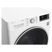 LG Lavatrice Smart TurboWash™ 8 kg  Lavaggio a vapore Oblò Ring Silver Cromato, F4J7TY1W