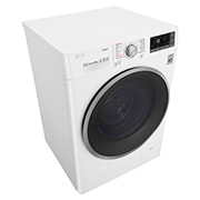 LG Lavatrice Smart TurboWash™ 8 kg  Lavaggio a vapore Oblò Ring Silver Cromato, F4J7TY1W