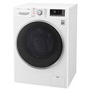LG Lavatrice Smart TurboWash™ 8 kg  Lavaggio a vapore Oblò Ring Silver Cromato, F4J7TY1W