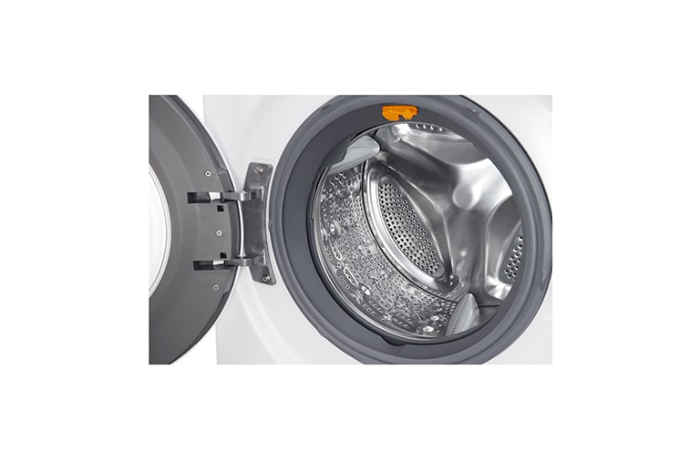 LG Lavatrice Smart TurboWash™ 10 kg Lavaggio a vapore Oblò Ring Cromato, F4J8JS2W