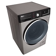 LG Lavatrice Smart TurboWash™ 10 kg  Lavaggio a vapore Oblò Ring Cromato, F4J9JS2T