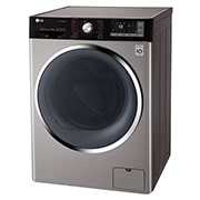 LG Lavatrice Smart TurboWash™ 10 kg  Lavaggio a vapore Oblò Ring Cromato, F4J9JS2T
