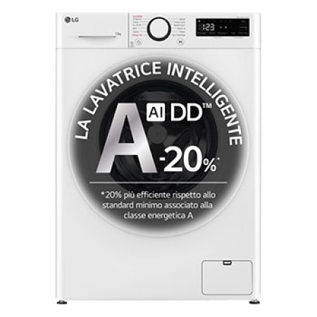 Lavatrice 13kg AI DD™ | Serie R3 Classe A-20% | 1400 giri, Lavaggio a vapore, Allergy Care, Inverter Direct Drive | White - F4R3013NSWW