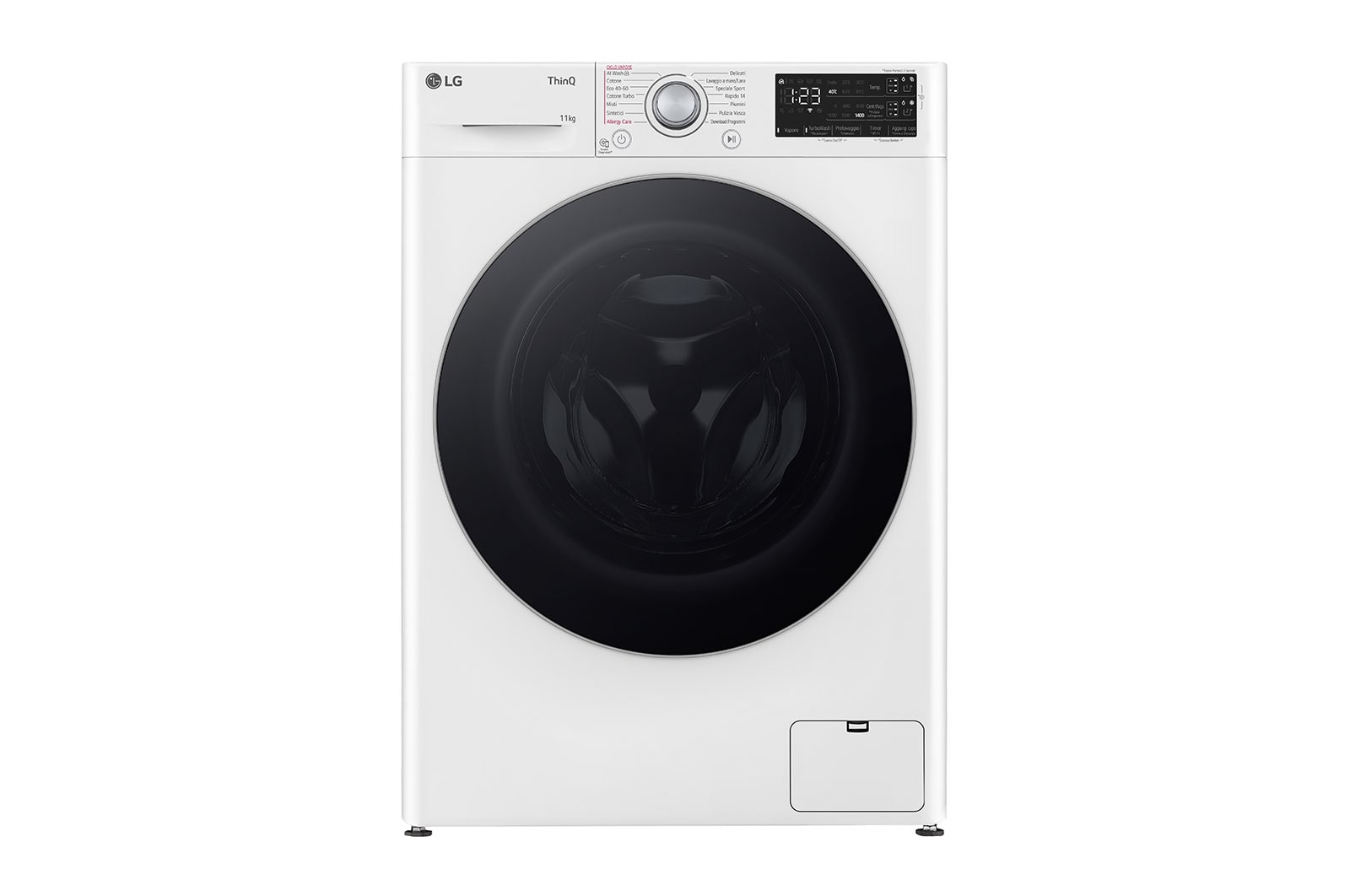 LG Lavatrice 11kg AI DD™ | Serie R3 Classe A-10% | 1400 giri, Autodosaggio, Lavaggio a vapore, Wi-Fi | White, F4R3711NSWS