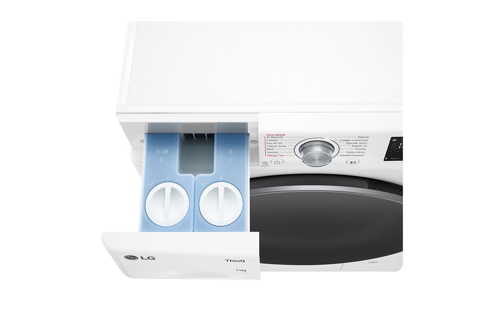 LG Lavatrice 11kg AI DD™ | Serie R3 Classe A-10% | 1400 giri, Autodosaggio, Lavaggio a vapore, Wi-Fi | White, F4R3711NSWS