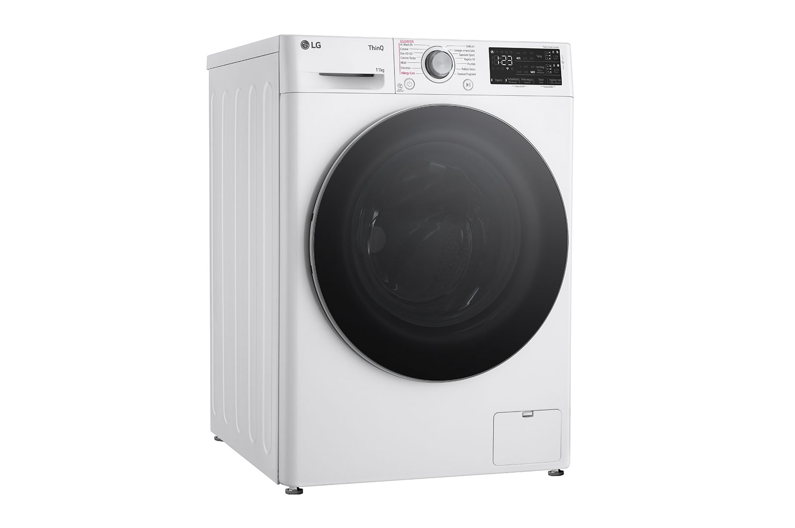LG Lavatrice 11kg AI DD™ | Serie R3 Classe A-10% | 1400 giri, Autodosaggio, Lavaggio a vapore, Wi-Fi | White, F4R3711NSWS
