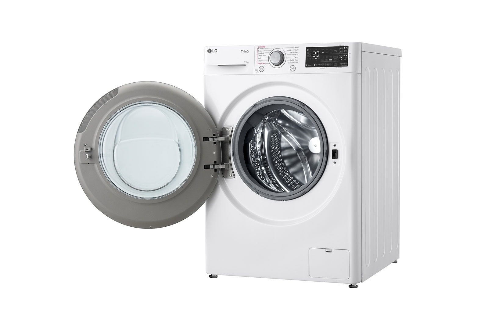 LG Lavatrice 11kg AI DD™ | Serie R3 Classe A-10% | 1400 giri, Autodosaggio, Lavaggio a vapore, Wi-Fi | White, F4R3711NSWS