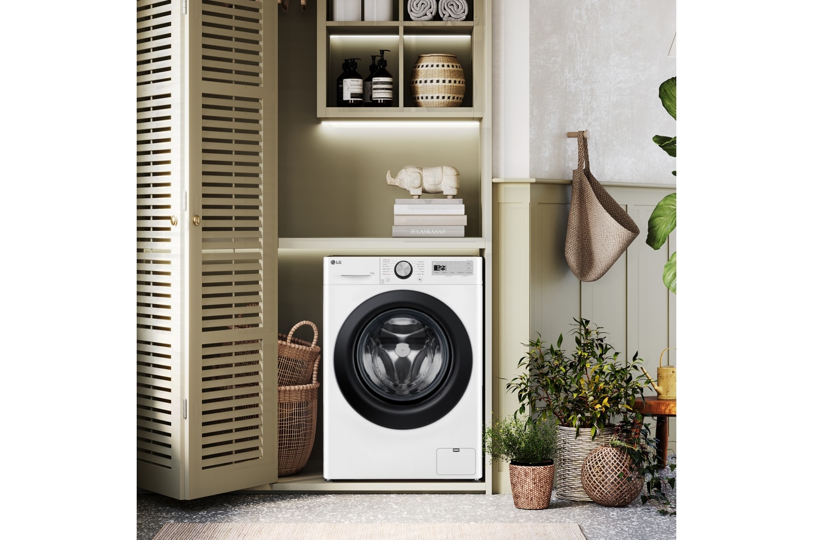 LG Lavatrice 11kg AI DD™ | Serie R3 Classe A-10% | 1400 giri, Lavaggio a vapore, Allergy Care, Inverter Direct Drive | White, F4R3P11NSWB