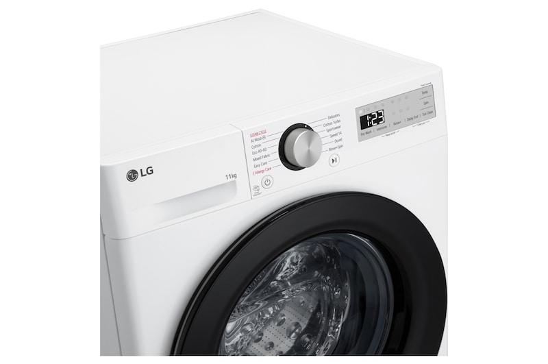 LG Lavatrice 11kg AI DD™ | Serie R3 Classe A-10% | 1400 giri, Lavaggio a vapore, Allergy Care, Inverter Direct Drive | White, F4R3P11NSWB