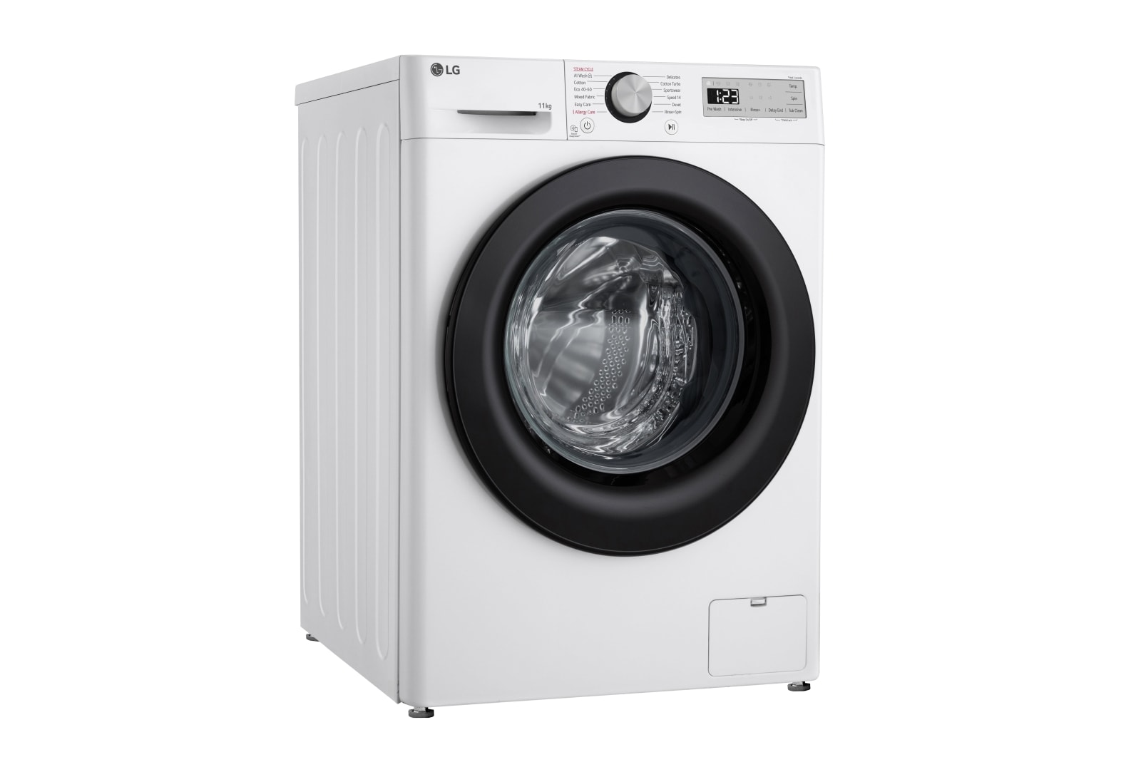 LG Lavatrice 11kg AI DD™ | Serie R3 Classe A-10% | 1400 giri, Lavaggio a vapore, Allergy Care, Inverter Direct Drive | White, F4R3P11NSWB