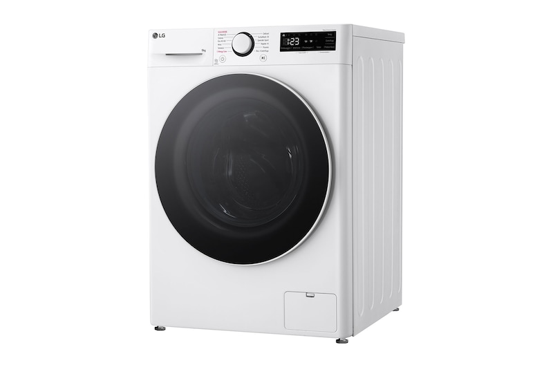 LG Lavatrice 9kg AI DD™ | Serie R5 Classe A-10% | 1400 giri, TurboWash 360, Lavaggio a vapore, Motore Direct Drive | White, F4R5009TSWW