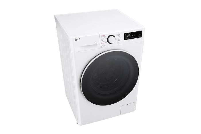 LG Lavatrice 11kg AI DD™ | Serie R5 Classe A-10% | 1400 giri, TurboWash 360, Lavaggio a vapore, Inverter Direct Drive| White, F4R5011TSWW